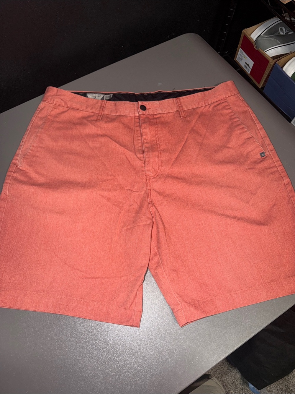 Volcom men’s shorts size 38 Coral